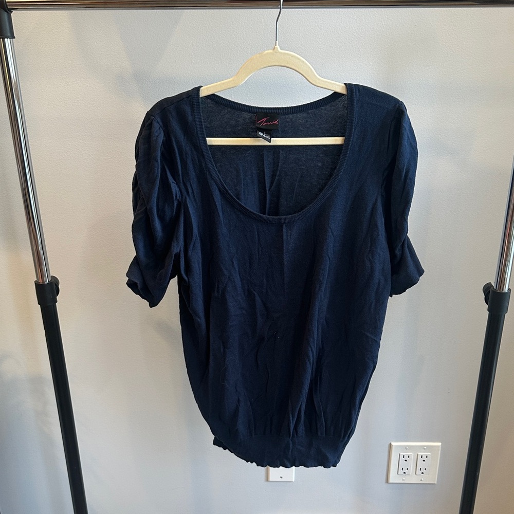 Torrid Navy Blue Blouse